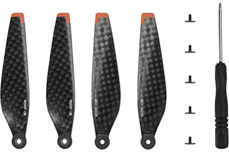 Drone Propellers for DJI Mini 3 Pro , Carbon Fiber Low Noise Drone Propeller Blades ,Durable Low Noise Compatible for DJI Mini 3 Pro Drone Accessories with Screws and Screwdrivers