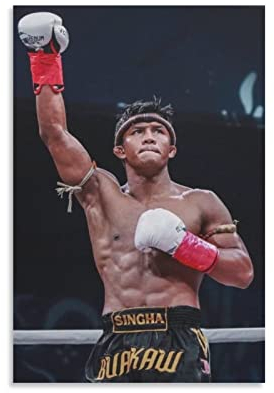XINGSHANG Buakaw Banchamek Kunstposter, Kunst, Poster, Leinwand, Gemälde, Dekoration, Wanddruck, Foto, Zuhause, moderne dekorative Poster, 60 x 90 cm