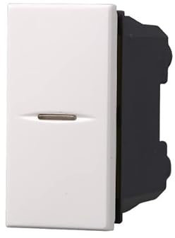 MODULI PRESE INTERRUTTORI SHUCKO PULSANTI TV DIMMER COMPATIBILE SERIE AXOLUTE BIANCHI (INTERRUTTORE 1P ASSIALE)