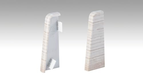 Meisterwerke Meister Endkappen Fußleiste Profil 3PK (je 1 STK. L|R/VPE) Eiche weiß 2014