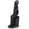 TRANGSOOG Ägyptische Göttin Sekhmet Statue sitzend auf Thron Mini 9,7 cm H Sammlerfigur Schwarz