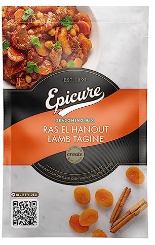 Epicure Vegan Ras El Hanout Lamb Tagine Seasoning Mix, 30 g, (Pack of 1)