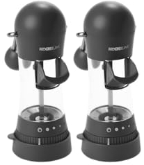 Kochblume| Gewürzmühle inkl. Auffangkappe - 2-tlg. - schwarz