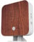 Northpoint Natur Soundbox, Vogel, Gesang, Vogelzwitscher, Box, Bewegungsmelder, Vogelsound, Licht, wiederaufladbar mit Wandhalterung (Kirschholz, Quadrat)
