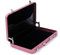 Porte-cartes de visite fin en aluminium multicolore pour homme et femme, étui professionnel de poche en métal et mini valise, rose