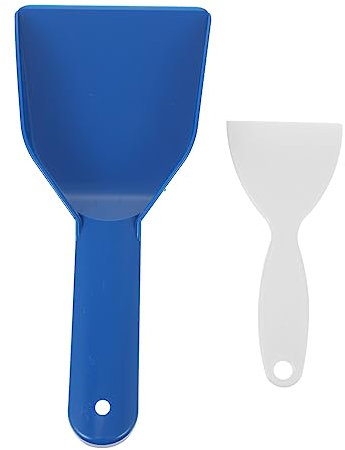 Grattoir d'armoire Grattoir d'armoire 2 pièces Grattoir à glace for réfrigérateur Congélateur à glace Outil de nettoyage de réfrigérateur for le nettoyage du congélateur domestique Scrapper de voiture