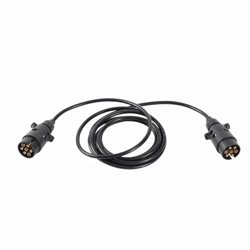 Woola 12V 7 Pin Trailer Plug with 3.3m Trailer Extension Lead for Trailer Socket Connector