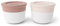 monbento - Pot Sauce à Emporter MB Temple S rose Moka/rose Natural - 2 Petits Pots à Sauce Plastique avec Couvercles Hermétiques - Boites pour Sauce 2x10ml - Compatibles avec Lunch Box Rose