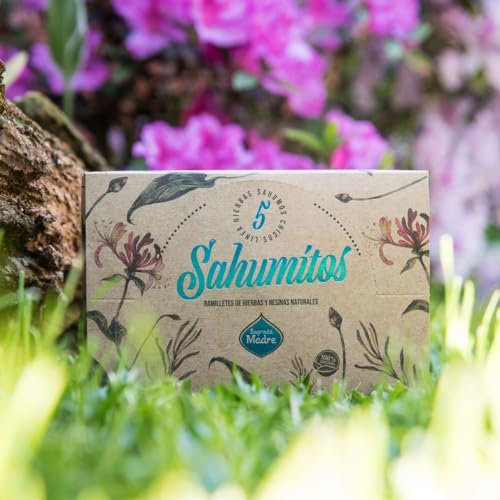 Sagrada Madre, Sahumitos Surtidos Resinas Y Especias, ATADITOS DE Hierba, 5 Unidades