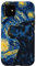 Hülle für iPhone 11 Pitbulls Deeply Hued Dog Van Gogh Sternennacht