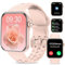 Reloj inteligente para mujeres y hombres, contestar/hacer llamadas, pantalla táctil HD de 1.8 pulgadas con monitor de frecuencia cardíaca/sueño, contador de pasos, más de 120 rastreadores de actividad