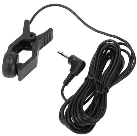 Clip On Pickup, Super Sensitive Listen Thru Wall Probe Microphone Amplifier System, Ukulele for Trumpet Guitar Violin