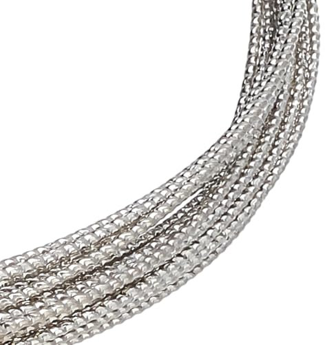 HOBBIESAY Alambre de cobre de 5 m, 0,8 mm, calibre 20, alambre para joyas, alambre flexible para manualidades, platino y latón, alambre de cobre suave para la fabricación de joyas, manualidades