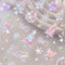 Nagelsticker Weihnachten, Weihnachten Nagelsticker Selbstklebend 3D Rosa Schneeflocke Winter Nagelaufkleber Christmas Nail Art Stickers NagelDesign Nagelsticker Winter DIY Nageldesign Zubehör