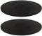 Runde Tischdecke 2 Stück 80 cm minimalistisches schwarzes rundes Tischtuch mit elastischem waschbarem und wiederverwendbarem Polyester runder Tischbezug für Esstisch Beistelltisch Cocktailtisch runde