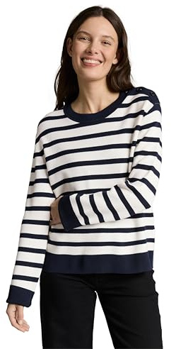 TOM TAILOR Damen Cardigan mit Knopfleiste