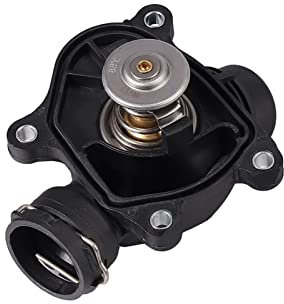 HCPGBGLBTF Termostato Compatible for BMW 11517805811, 11517789014, 11517787113, 11517787052 Compatible for BMW E46 E90-93 E60 E61 E63 E64 x3 x5 x6 Componentes de termostatos automotrices