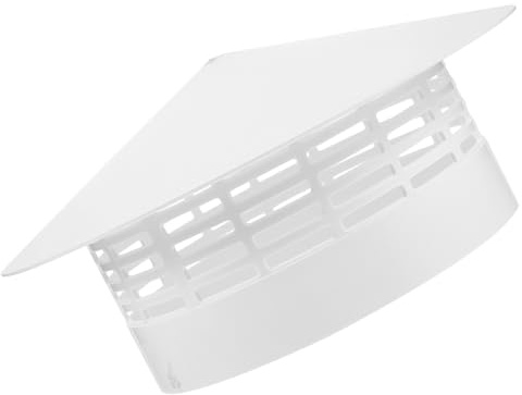 Gadpiparty Schornsteinabdeckung Schutzkappe Dachentlüftung Runde Regenkappe Isoliert Schornsteinentlüftungsabdeckung Für Garten Heimdekoration Kaminkappen Windfest Schneeabweisend Leicht Zu i