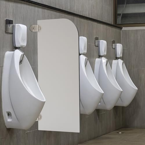 Urinal Trennwand Urinaltrennwand 40x90cm Phenolharz Laminat Wasserdicht Feuerhemmend 304 Edelstahl Öffentliche Toilette Hotel Restaurant Einkaufszentrum Einfache Montage Sichtschutz
