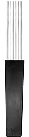 Guiro Scraper Metal Rustproof Anti Slip Handle Guiro Brush Scraper | World Percussion for Live Performance Evening Party Concert