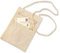 EDUPLAY 230047 Umhängegeldbeutel Brusttasche mit Zwei Fächern, Baumwolle, 14 x 17 x 0,3 cm, ohne Motiv ideal zum bemalen, Natur