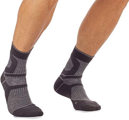 MICO KURZE SOCKEN TREKKING aus Micotex + LYCRA Faser, 100% Unisex, mittleres Gewicht, für Herren und Damen (L (41-43), Grau)