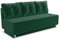 Bettsofa Mico - Sofa mit Schlaffunktion, Velours, Bonell-Ferderkern, Schlafsofa mit Bettkasten, Bettfunktion, Couch Scandinavian Design, Polstergarnitur (Grün (Kronos 19))