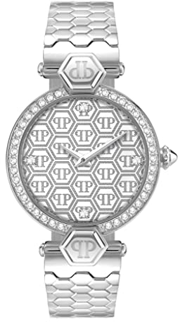 Philipp Plein Damen Uhr Analog Quarz Plein Couture PWEAA0421 Edelstahl