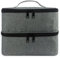 SANON Nail Polish Organizer Holds 30 Bottles(0.5 fl.oz) Nail Lamp Nail Polish Manicure Tools Carrying Case, Nail Polish Storage Bag