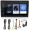 Akozon Auto Navigator, Abs Schwarz 10,1-Zoll 1din Auto Gps Stereo 1080p Mp5 Player Wifi Auto Navigation Auto Stereo Wifi Auto Mp5 Auto GPS Bildschirm Universal Modified Navigation 2usb für Android 1g