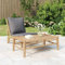 CIADAZ 363456 Table basse de jardin en bambou 100 x 55 x 33 cm