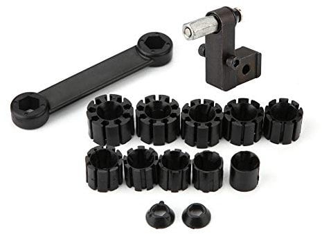 Stone Setting Tools for Jewelry, Ring Making Set Ring Setter Clamp Diamond Setting Tools for Gold Processing Fixing, Stones, Polishing, Beading Accessories