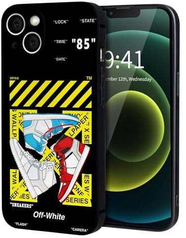 Youzzan Cool Phone Case for iPhone 15 is Designed for Boys and Men Who Appreciate a Street Basketball Sneaker Aesthetic This Shockproof Designer Case Offers Full Body Drop Protection