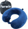 Far win Reisekissen, 100% Reiner Memory-Schaum, U-förmiges Nackenkissen, super leicht, tragbar, ideal für Flugzeugstuhl, Auto, Zuhause, Büro, Schlafkissen (blau)