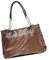 COLLBATH Mode Glitzer Handtasche Für Damen Zweifarbige Wendbare Pailletten Einkaufstasche Mit Großem Fassungsvermögen Reißverschluss Umhängetasche Kette Und PU Lederriemen Khaki