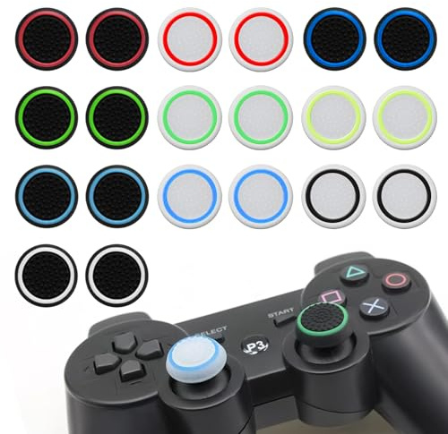 20 Stück Controller ZubehöR,Controller Sticks gummikappen Accessories Thumbsticks Controller Stick AufsäTze Gaming Joystick Joystick