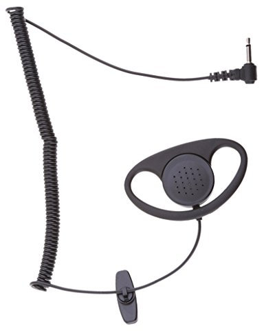 Gazechimp Funkgeräte Einseitig Ohrhörer 1 Pin D-Ring Polizei Security Ohrhörer Headset Für Zwei-Wege Radio , Kompatibel mit iPod, Handy, Tablet, Laptop