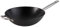 Imusa USA 35,56 cm Wok de hierro fundido ligero pre-sazonado antiadherente con asas de acero inoxidable, utensilios de cocina, negro