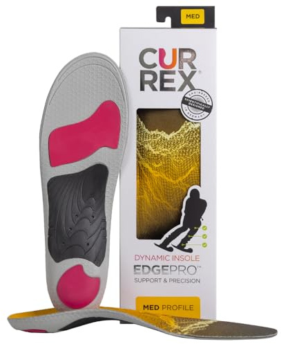 CURREX EdgePro Sohle – Deine neue Dimension des Carving. Dynamische Performance Einlegesohle für Ski, Langlauf oder Snowboard