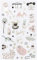 Rico Design Sticker, Baby, Mädchen - Buchstaben - Pink, Matt, Glitzer, Prinzessin, Sammelalbum, Wände, Glas, Kunststoff, Kindlich (Childish), Sticker