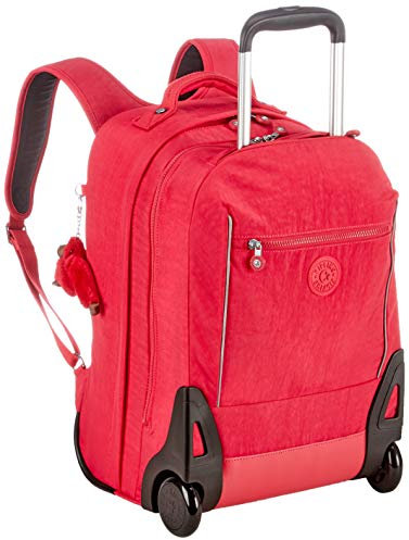 Kipling SARI, Grand Sac à Dos à Roulettes pour Enfants, Ergonomique, Léger, 48 cm, 27 L, 2.31 kg, Rose Véritable