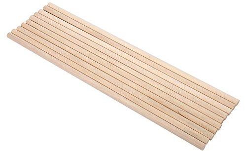 Goujons en Bois, Bâtons D'artisanat, 10pcs 30cm long DIY Bâtons d'artisanat en bois Goujons Tiges de poteau Tiges Arbres Douces Outil Bois 5 tailles(8MM * 30CM)