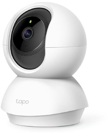TP-Link Tapo Pan/Tilt Security Camera for Baby Monitor, Pet Camera w/Motion Detection, 1080P, 2-Way Audio, Night Vision, Cloud & SD Card Storage, Works with Alexa & Google Home (Tapo C200)