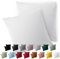 Blumtal Kissenbezug 60 x 60, 2 Stück - Oeko-TEX zert. Kissenbezüge 100% Mikrofaser in extra weich & waschmaschinenfest - Bezug Kissen 60x60 Weiß