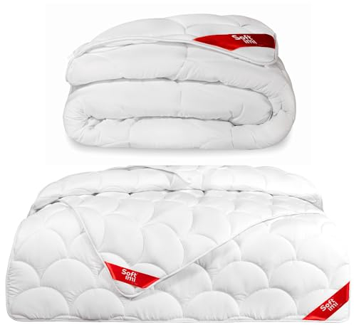 Softimi Premium Bettdecke 140x200 Steppdecke Microfaser Hypoallergene Antiallergische - Universelle Decke für Sommer und Winter - Waschbar - Oeko TEX Zertifizert (Ganzjahresdecke, 140 x 200 cm)