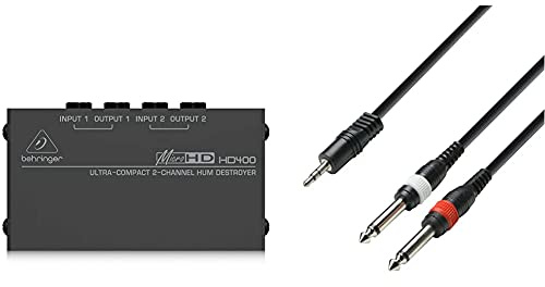 Behringer MICROHD HD400 Ultrakompakter 2-Kanal Brummzerstörer