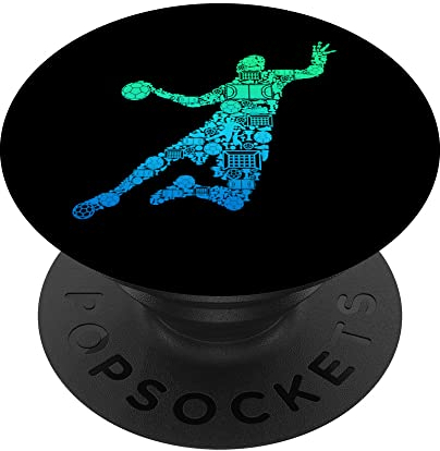 Handball Handballer Handballspieler Kinder Jungen Männer PopSockets Klebender PopGrip