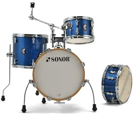 Sonor AQX Jungle Shell-Set BOS Blue Ocean Sparkle - Drum Kesselsatz