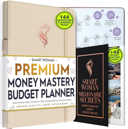 Budgetplaner Undatiert – Finanzplaner und Finanzbuch für 12 Monate, Sparplaner und Kassenbuch zum Geldsparen mit Monatsplaner