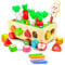 Kizmyee® Montessori Spielzeug ab 1 Jahr, 7 - in - 1 Baby Motorik für 12 Monate Jungen Mädchen, Montessori Sortierspiel Holzpuzzle, Lernspielzeug für Kinder Geburtztag Geschenk Ostergeschenke